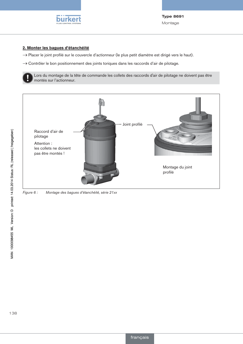 Burkert Type 8691 User Manual | Page 138 / 184