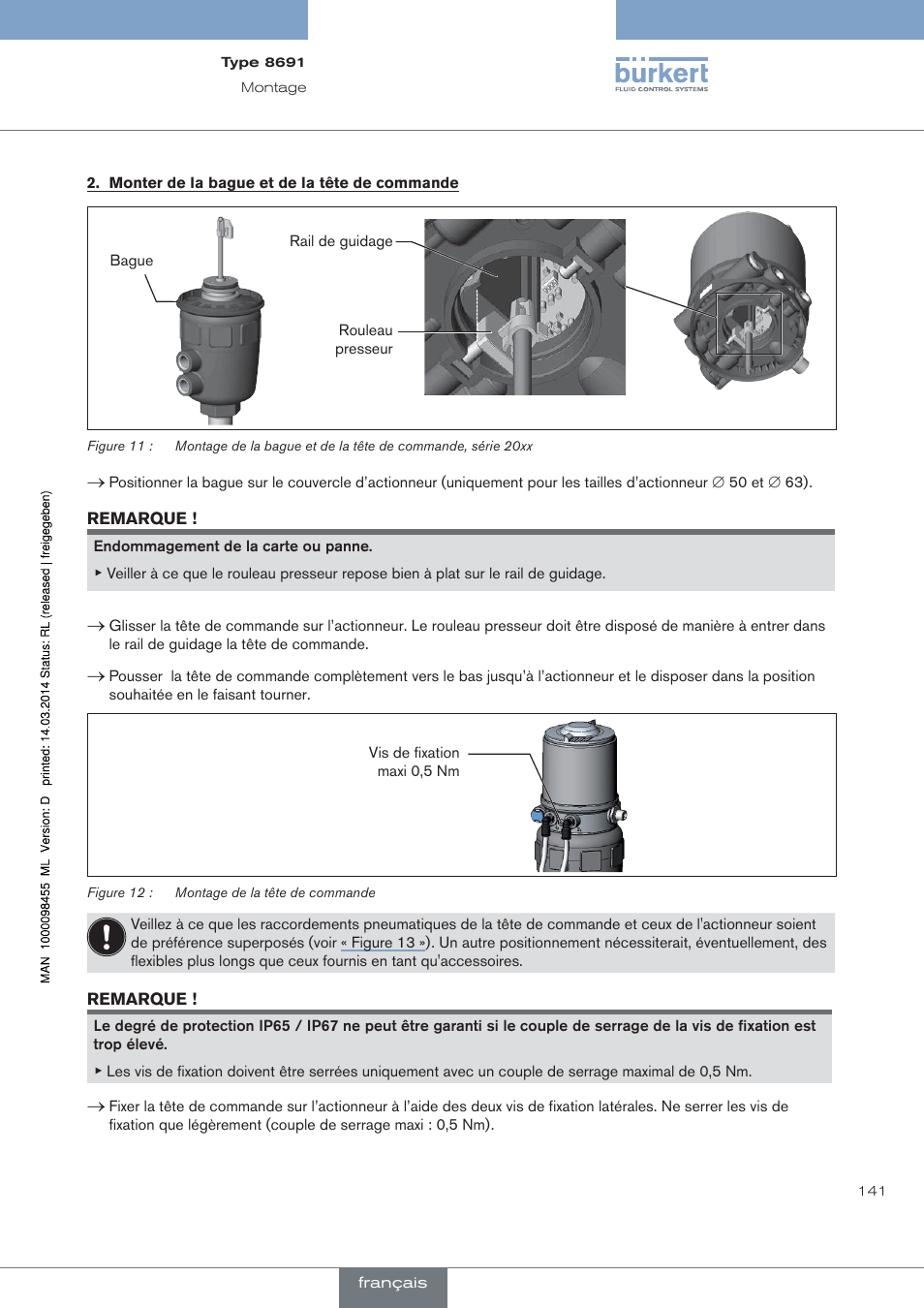 Burkert Type 8691 User Manual | Page 141 / 184