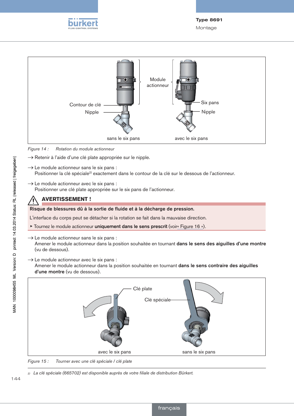 Burkert Type 8691 User Manual | Page 144 / 184