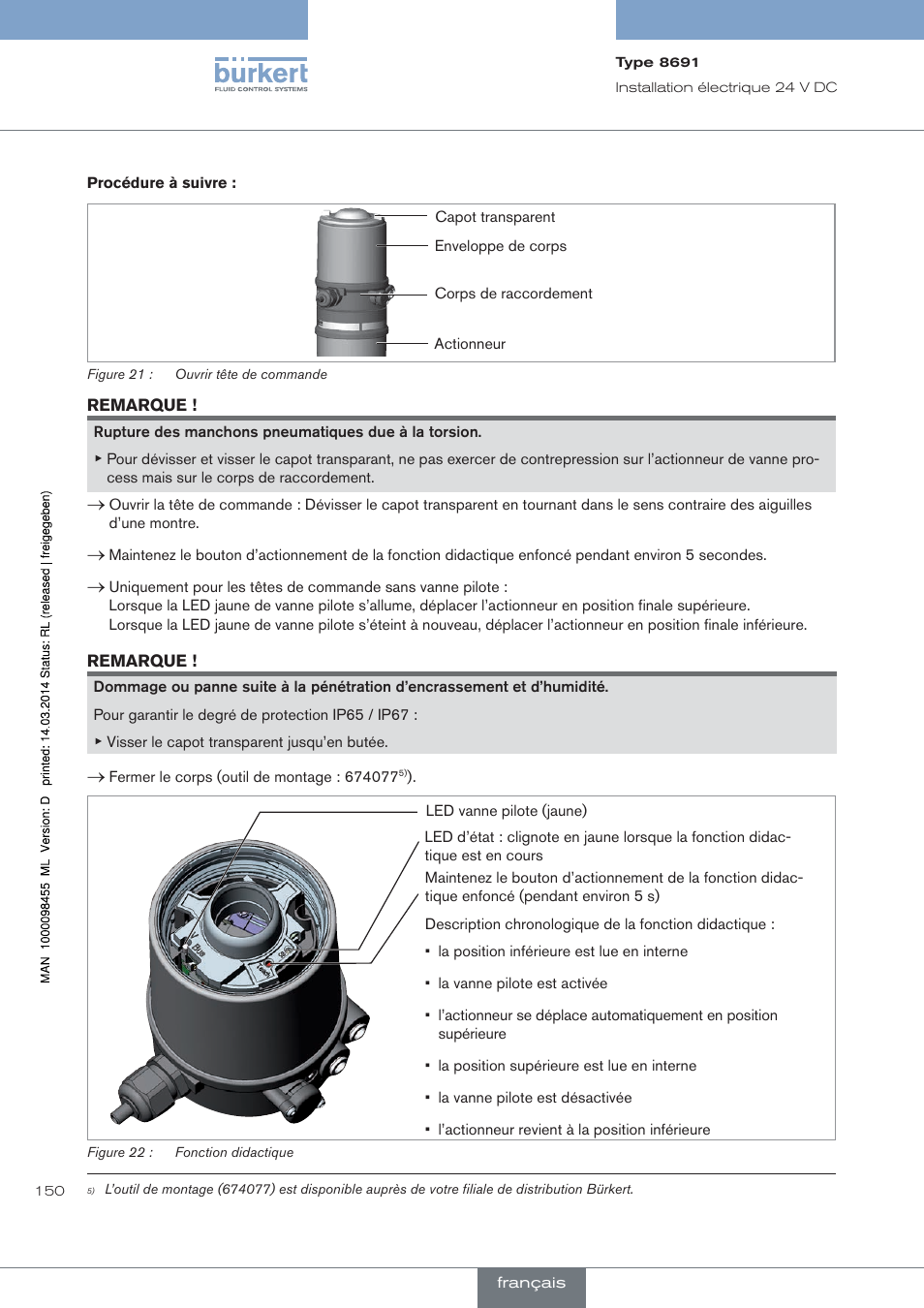 Burkert Type 8691 User Manual | Page 150 / 184