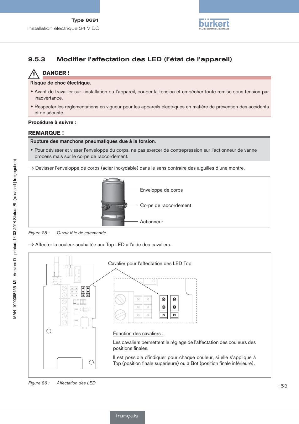 Ye gn to p bot bot to p | Burkert Type 8691 User Manual | Page 153 / 184