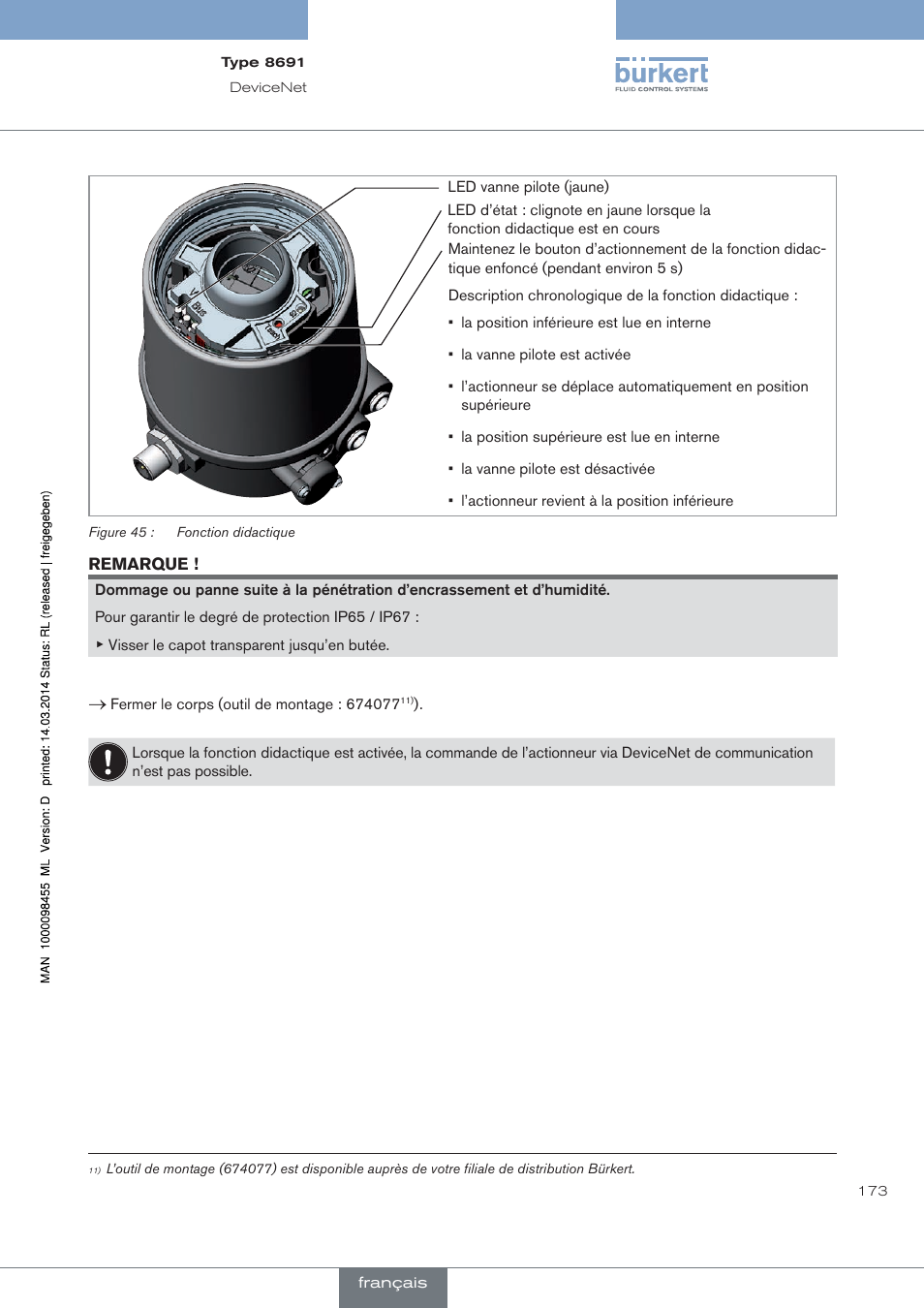 Burkert Type 8691 User Manual | Page 173 / 184