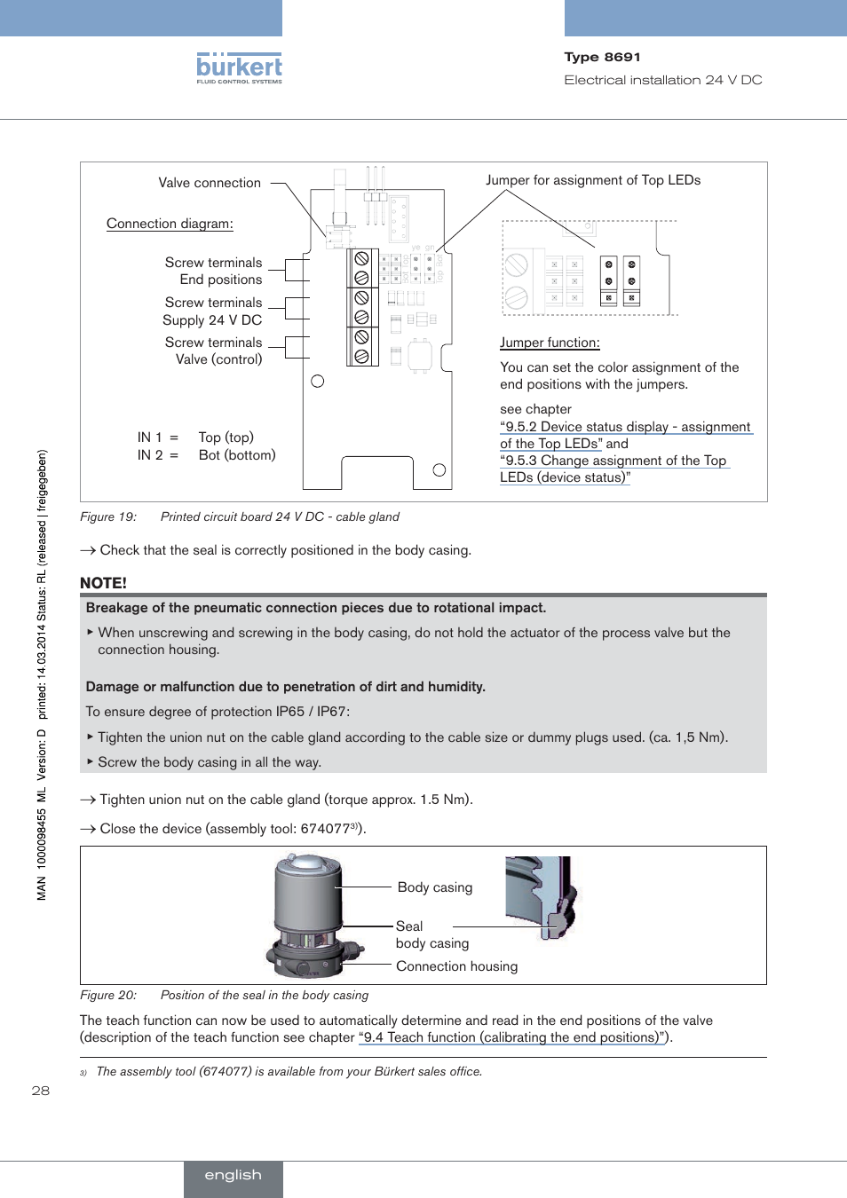 Burkert Type 8691 User Manual | Page 28 / 184