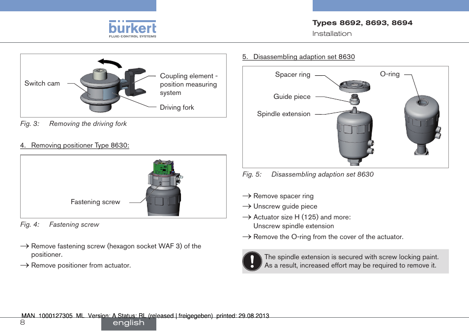 Burkert Type 8694 User Manual | Page 8 / 34