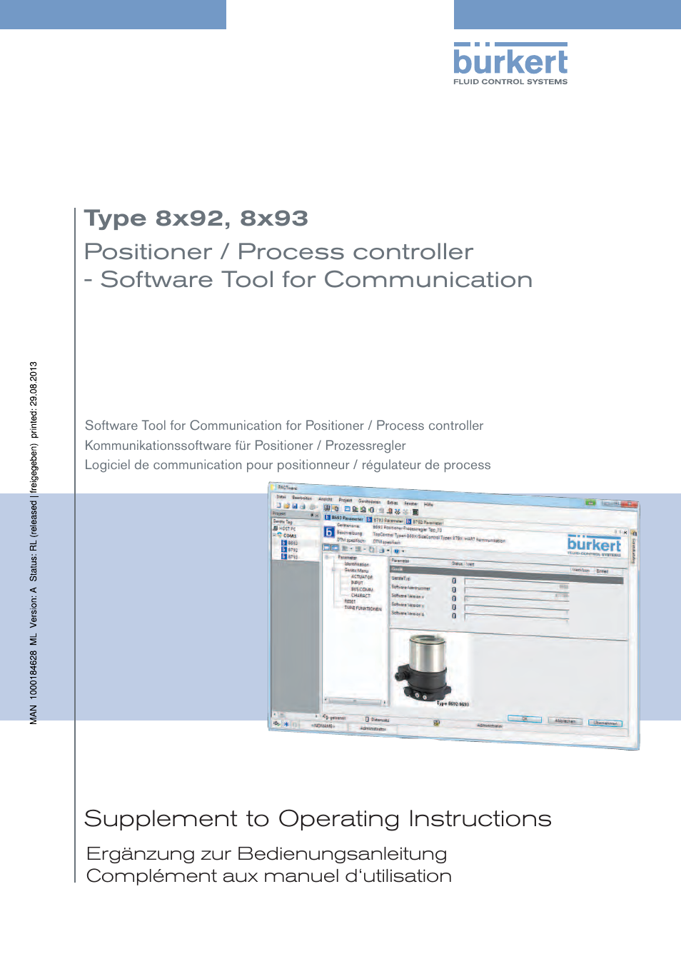 Burkert Type 8793 User Manual | 118 pages