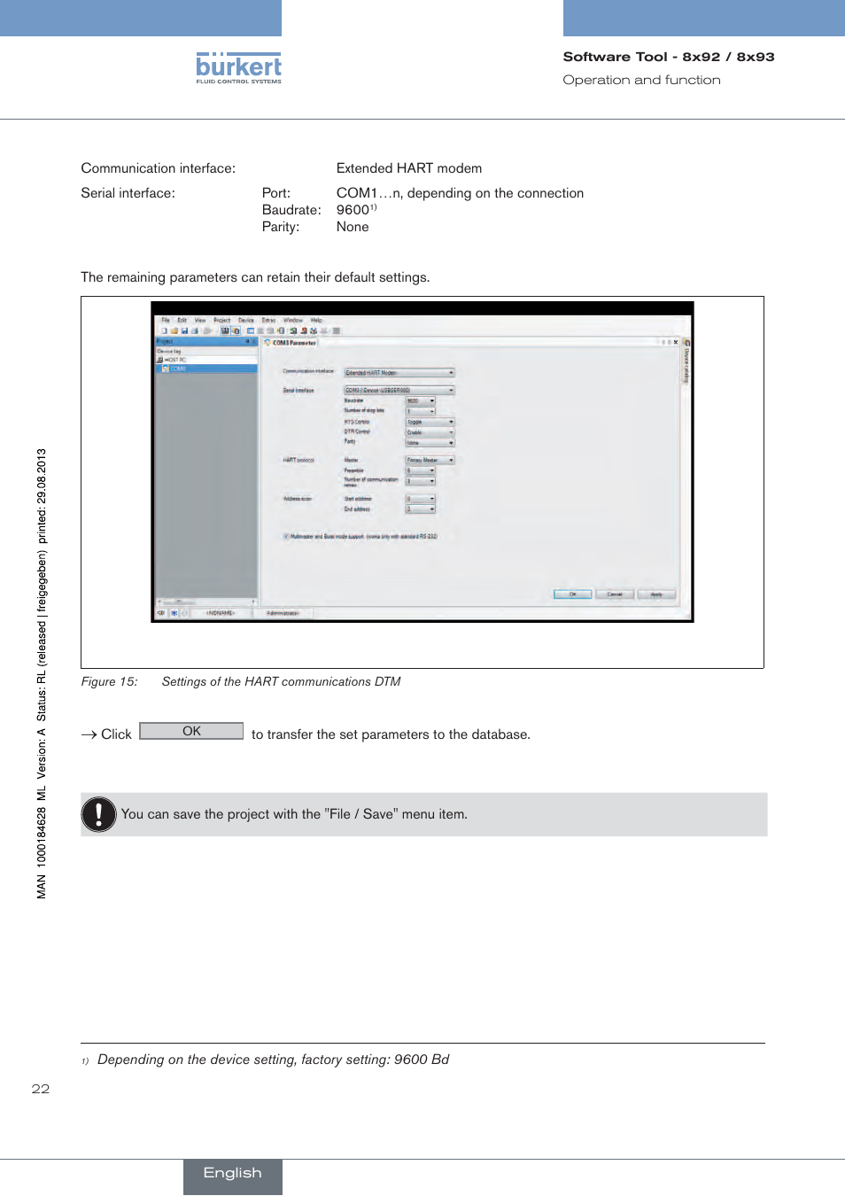 Burkert Type 8793 User Manual | Page 22 / 118