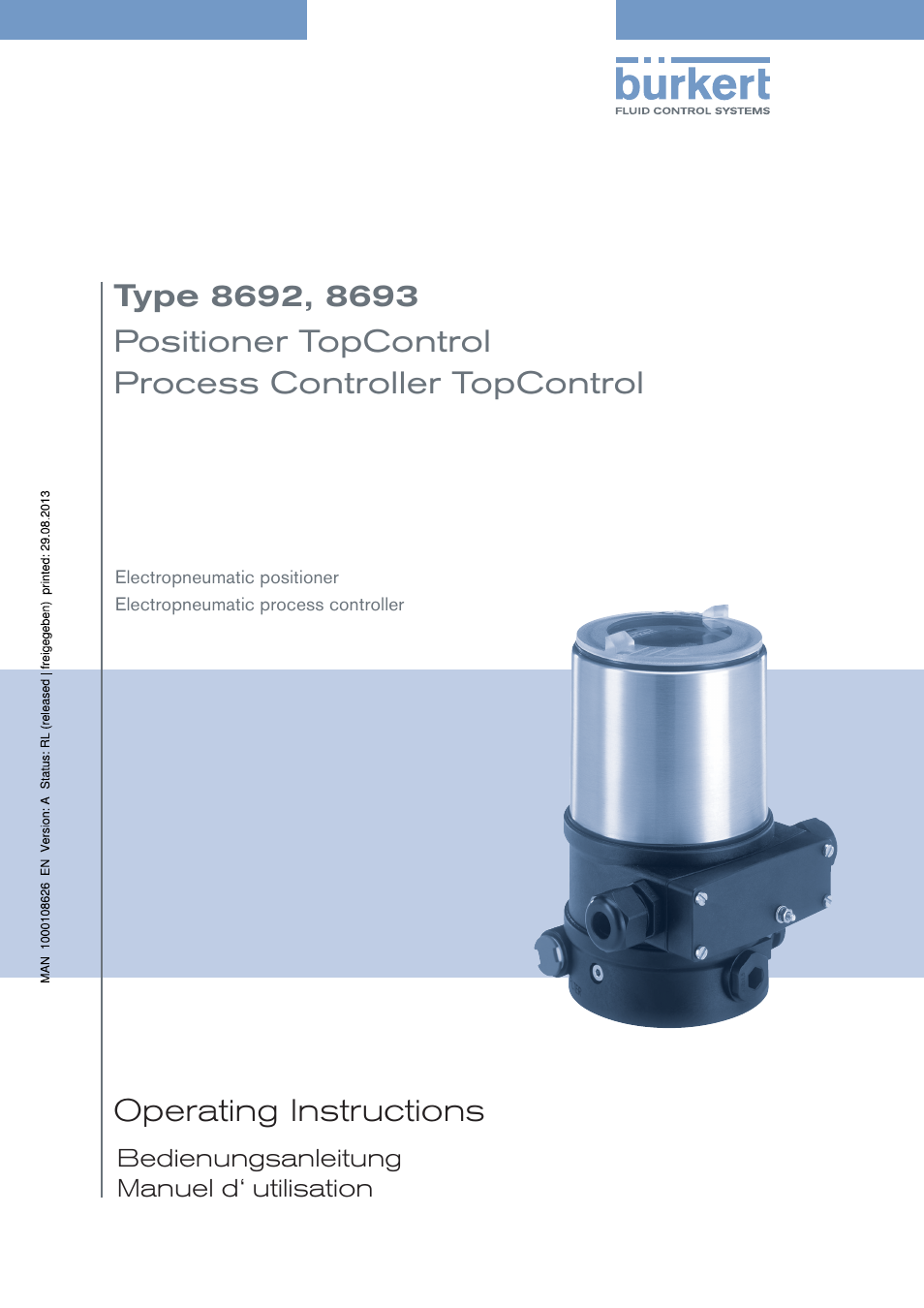 Burkert Type 8693 User Manual | 260 pages