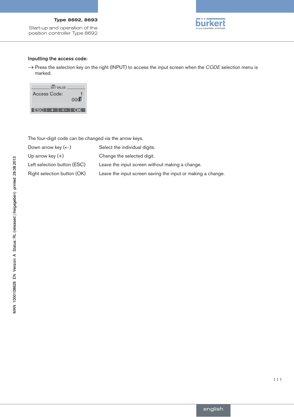 Burkert Type 8693 User Manual | Page 111 / 260