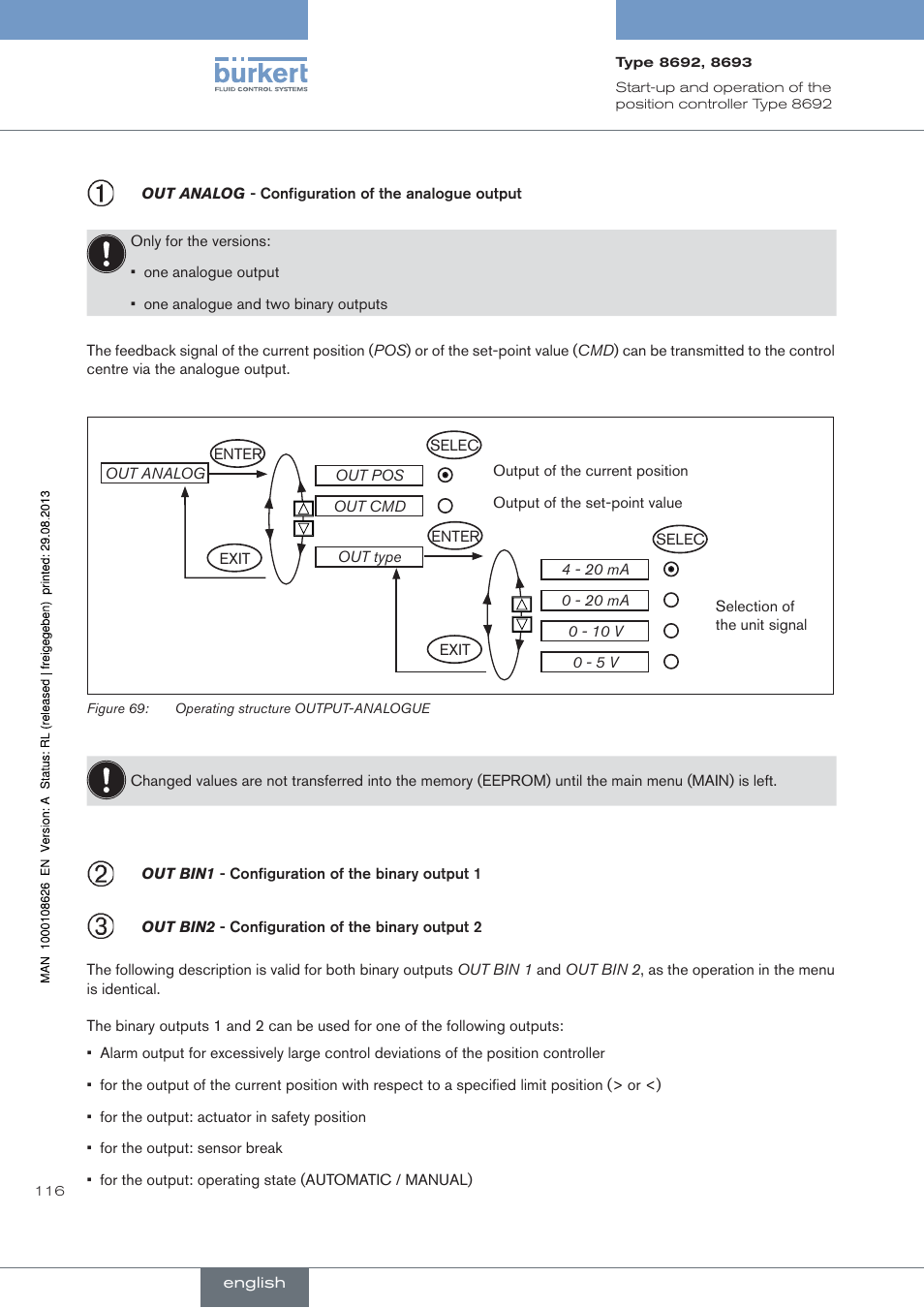 Burkert Type 8693 User Manual | Page 116 / 260