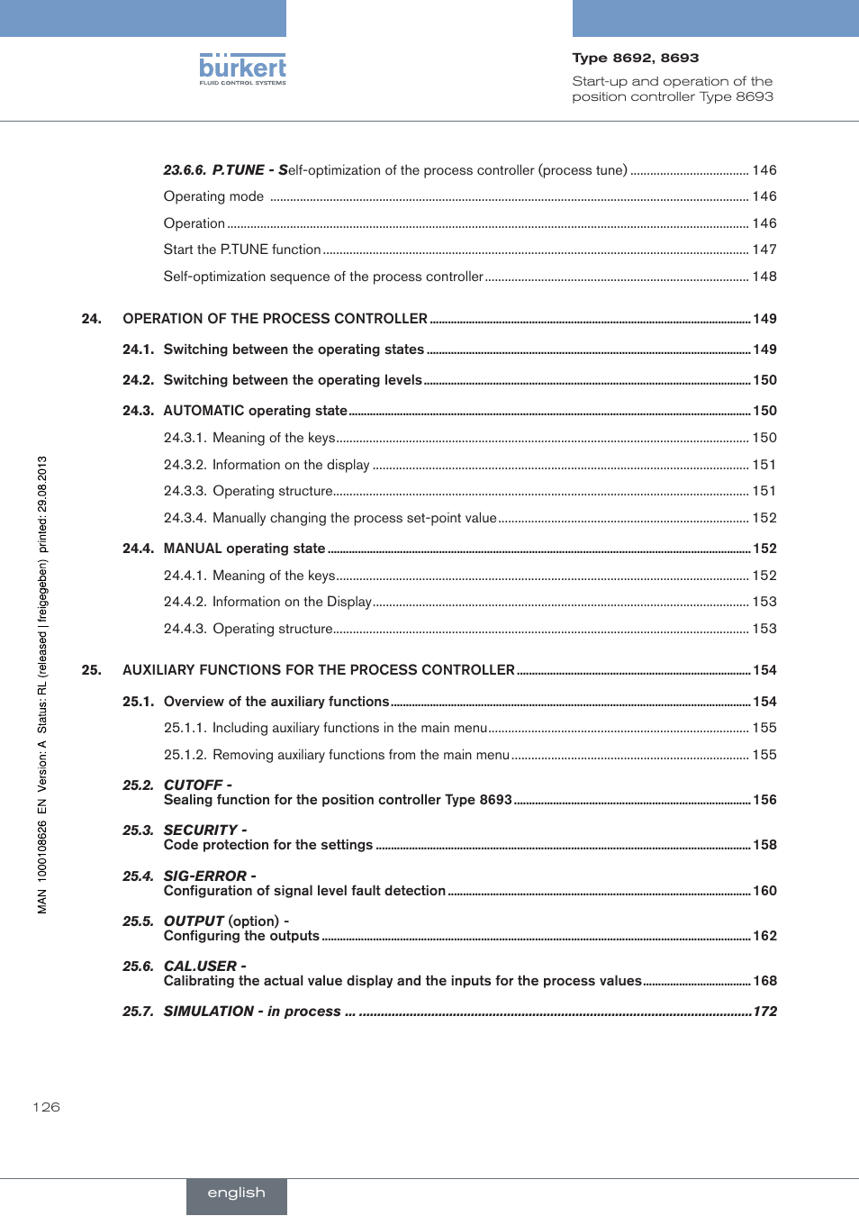 Burkert Type 8693 User Manual | Page 126 / 260