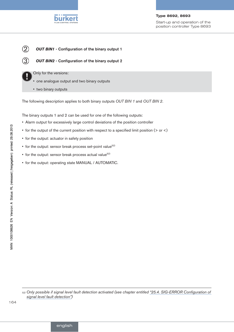 Burkert Type 8693 User Manual | Page 164 / 260