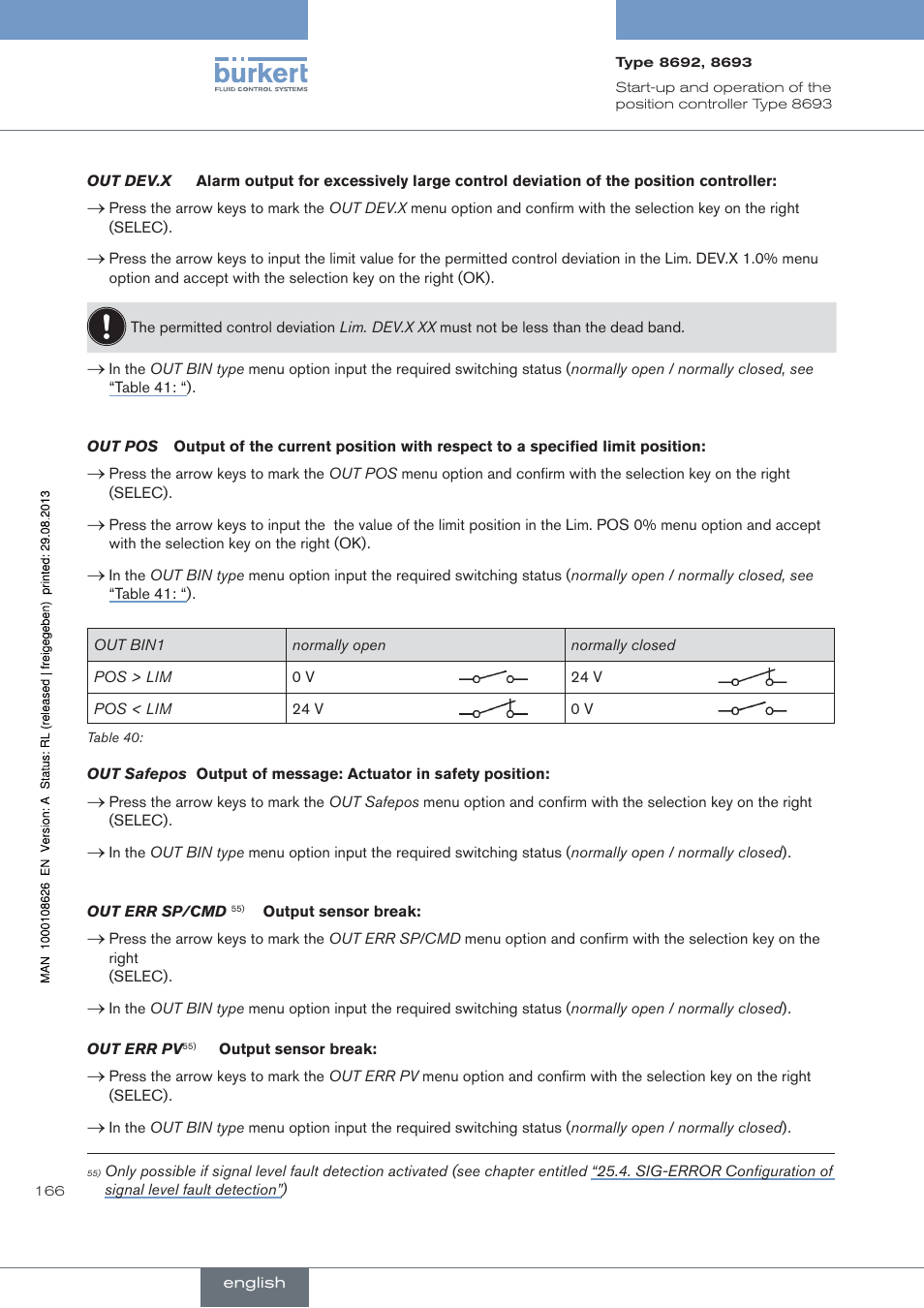 Burkert Type 8693 User Manual | Page 166 / 260