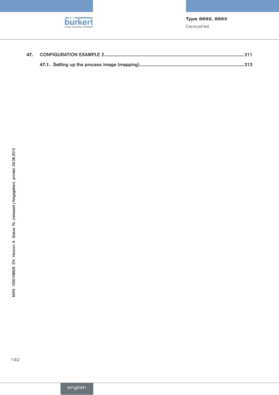 Burkert Type 8693 User Manual | Page 192 / 260