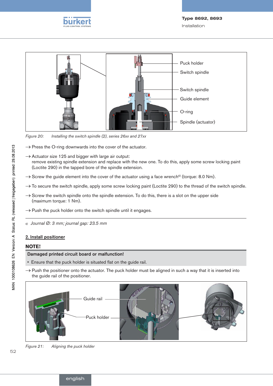 Burkert Type 8693 User Manual | Page 52 / 260