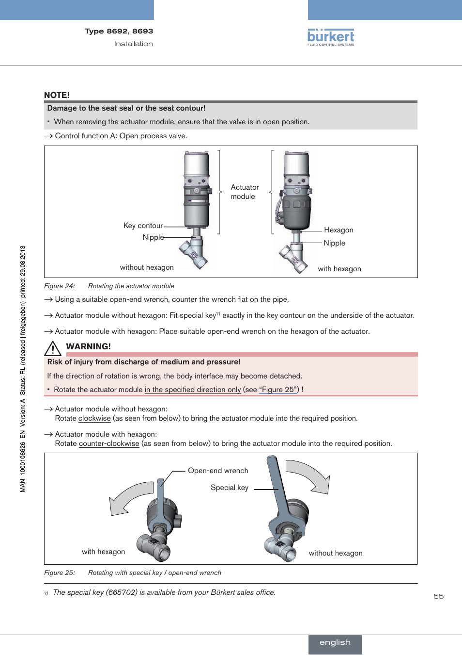 Burkert Type 8693 User Manual | Page 55 / 260