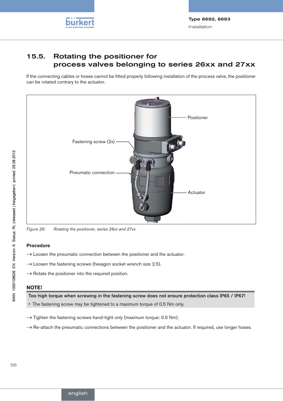 Burkert Type 8693 User Manual | Page 56 / 260