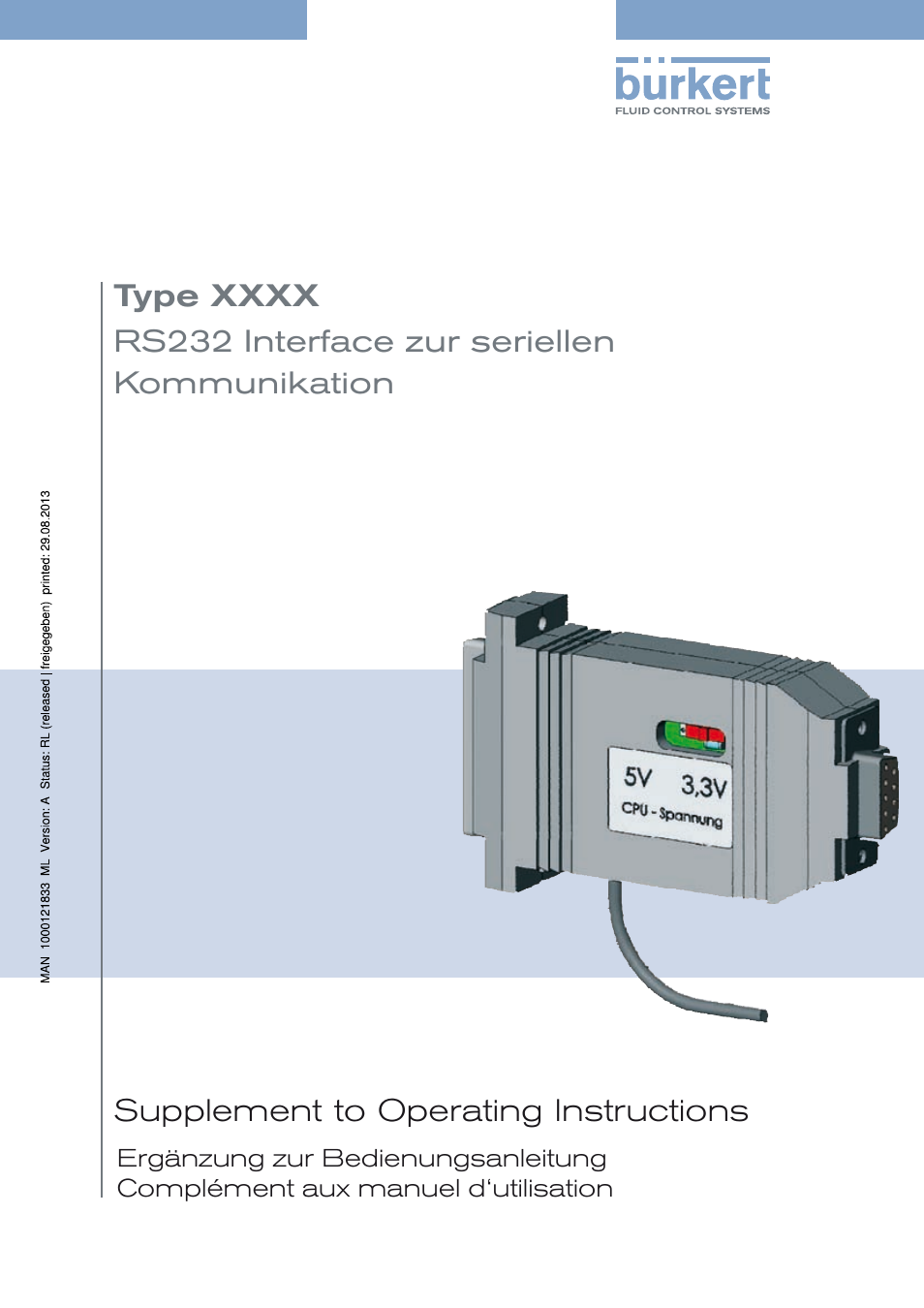 Burkert Type 8791 User Manual | 28 pages