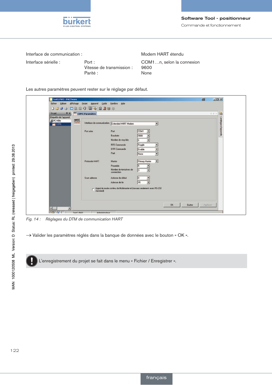 Burkert Type 8791 User Manual | Page 122 / 154