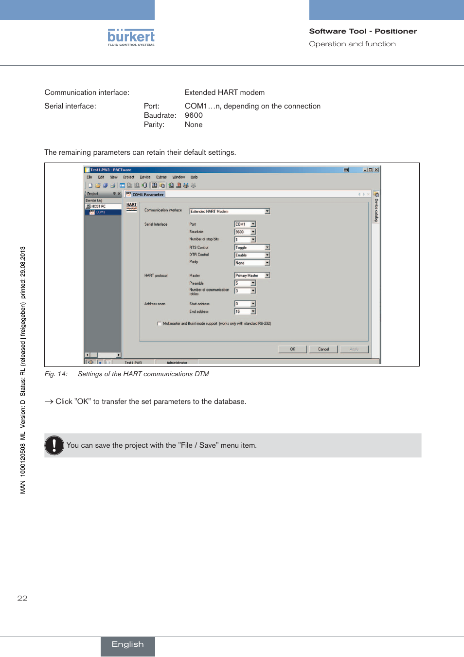 Burkert Type 8791 User Manual | Page 22 / 154