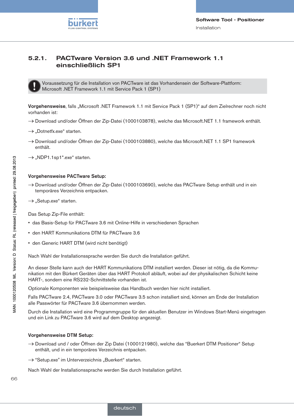 Burkert Type 8791 User Manual | Page 66 / 154