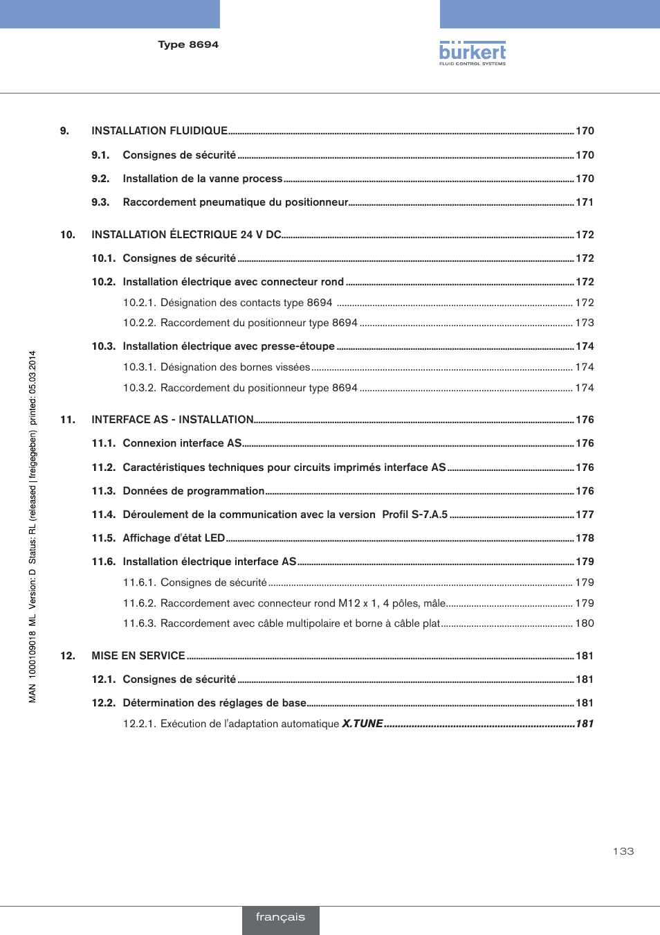 Burkert Type 8694 User Manual | Page 133 / 196