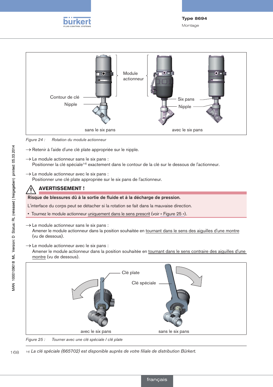 Burkert Type 8694 User Manual | Page 168 / 196