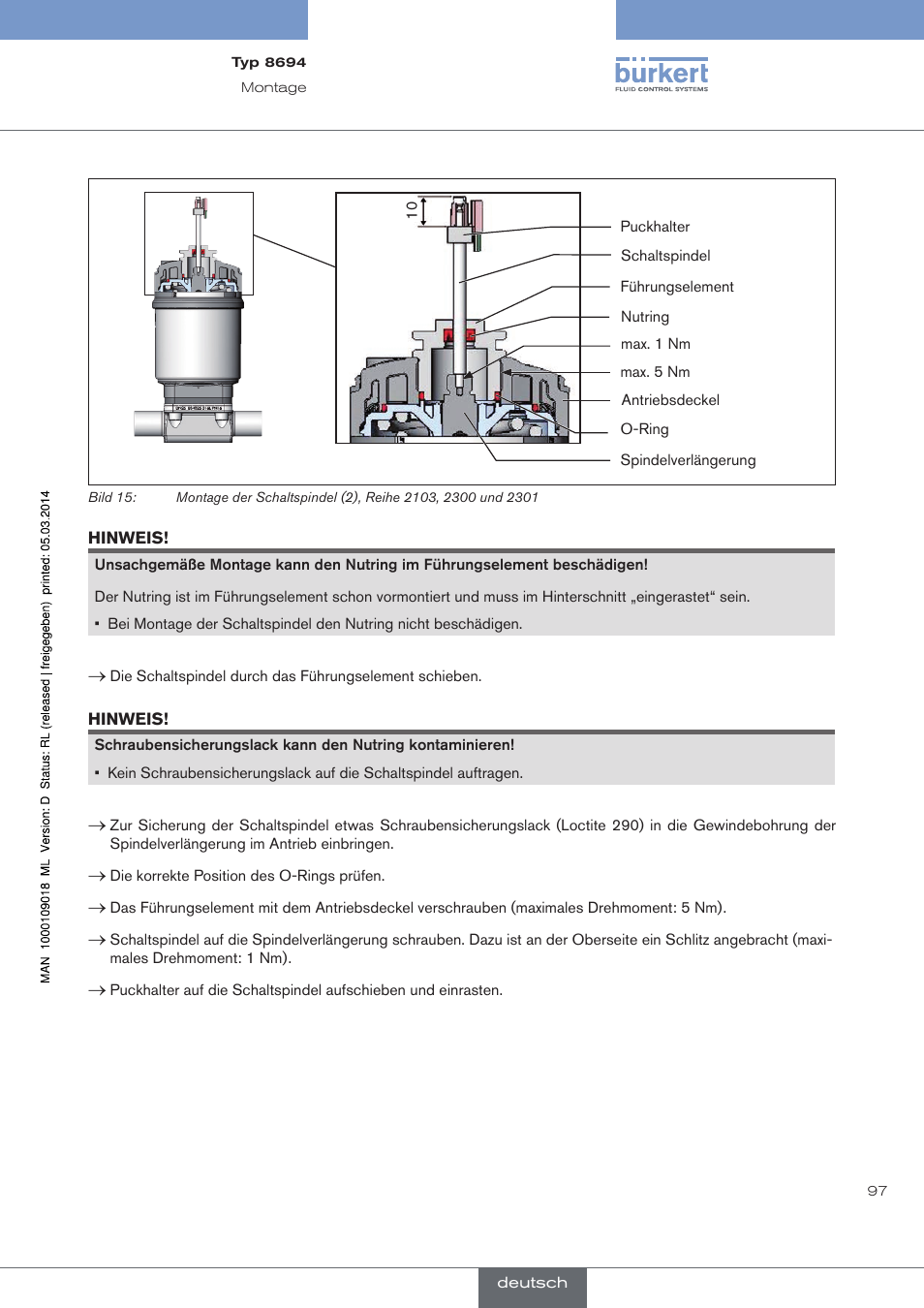 Burkert Type 8694 User Manual | Page 97 / 196