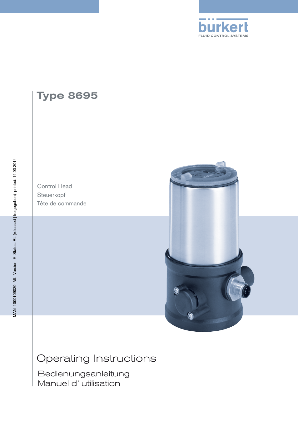 Burkert Type 8695 User Manual | 186 pages