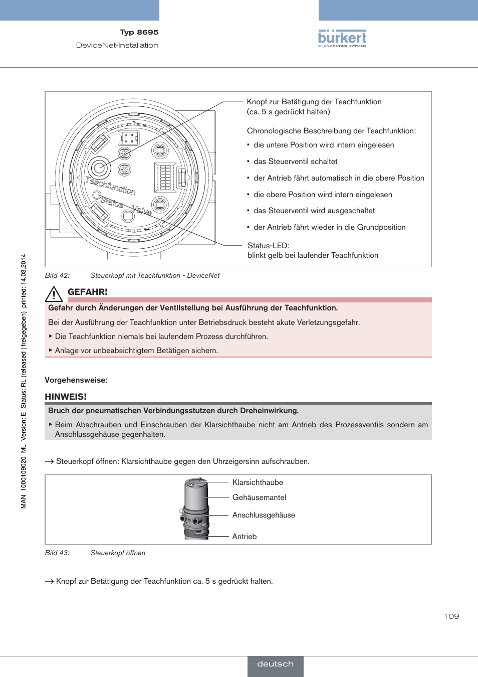 Burkert Type 8695 User Manual | Page 113 / 186