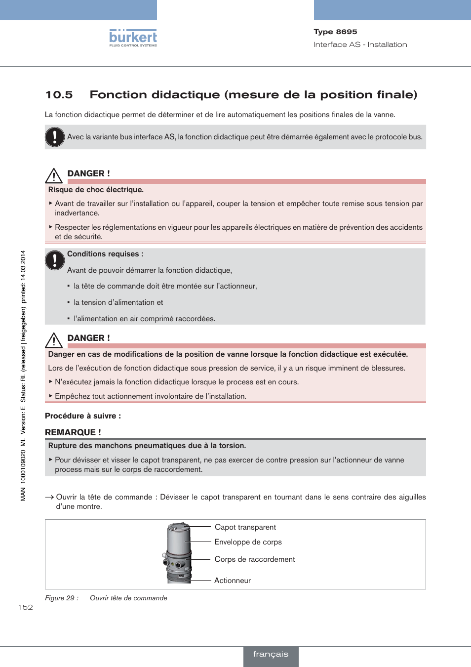 Burkert Type 8695 User Manual | Page 160 / 186