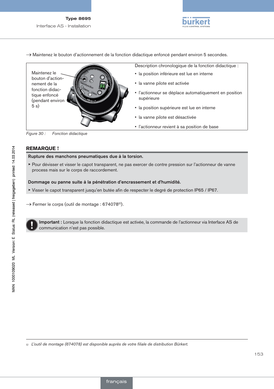 Burkert Type 8695 User Manual | Page 161 / 186