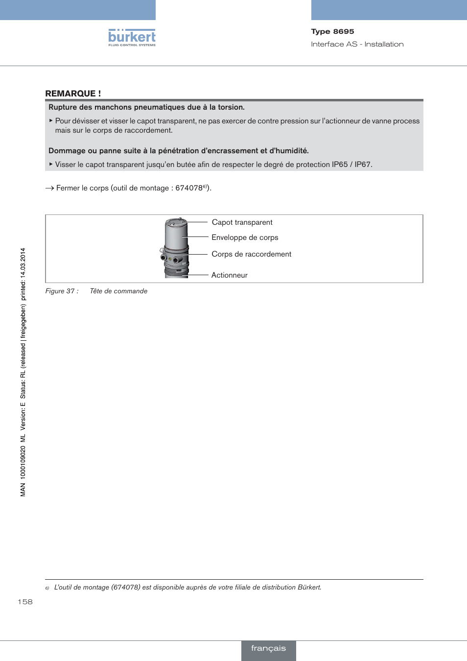 Burkert Type 8695 User Manual | Page 166 / 186