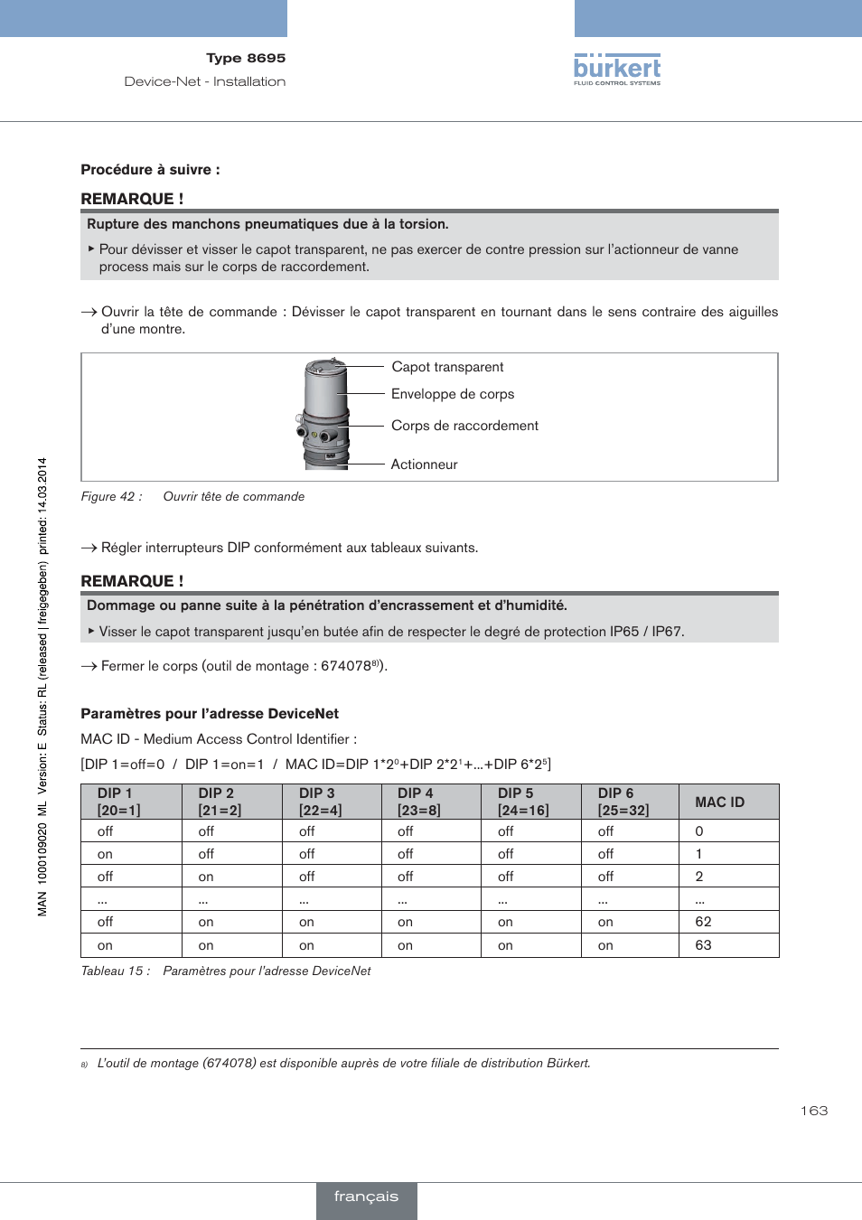 Burkert Type 8695 User Manual | Page 171 / 186