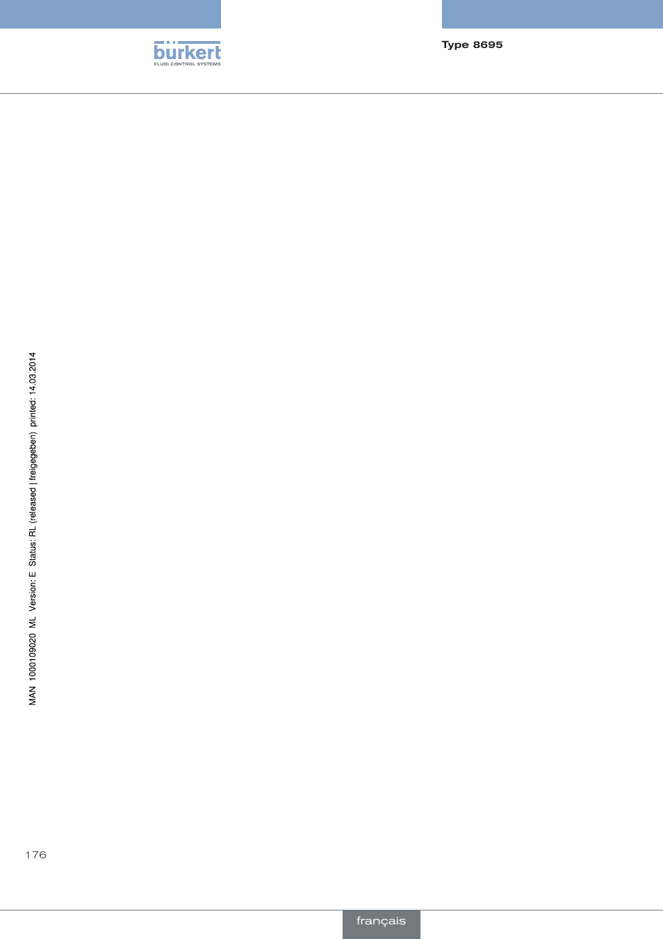 Burkert Type 8695 User Manual | Page 184 / 186
