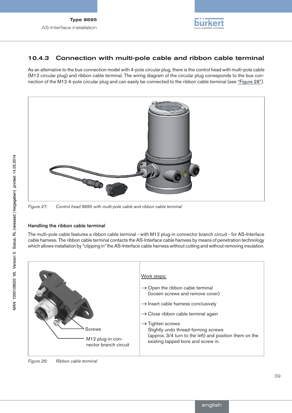 Burkert Type 8695 User Manual | Page 39 / 186
