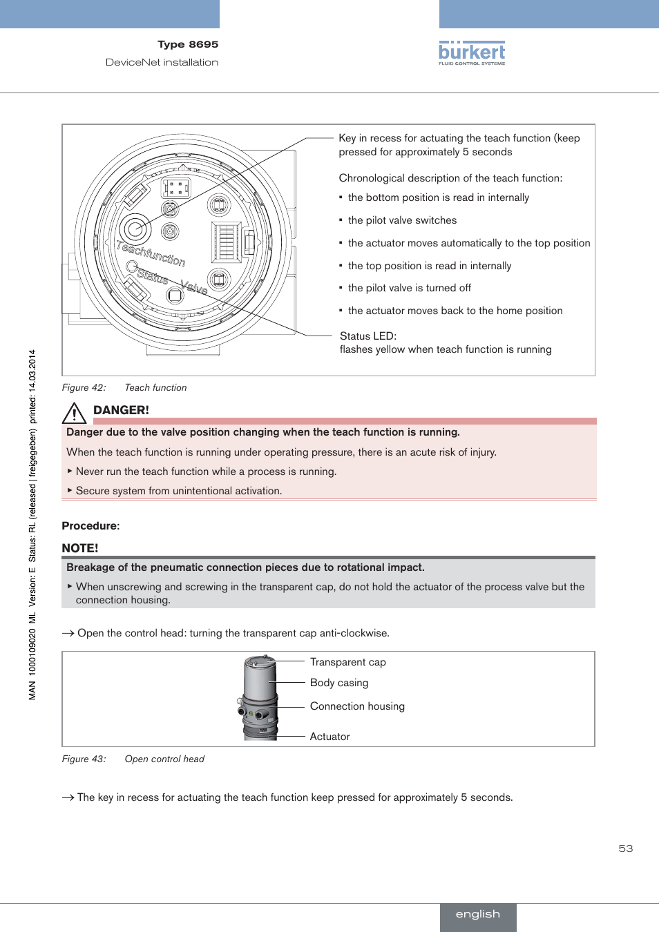 Burkert Type 8695 User Manual | Page 53 / 186