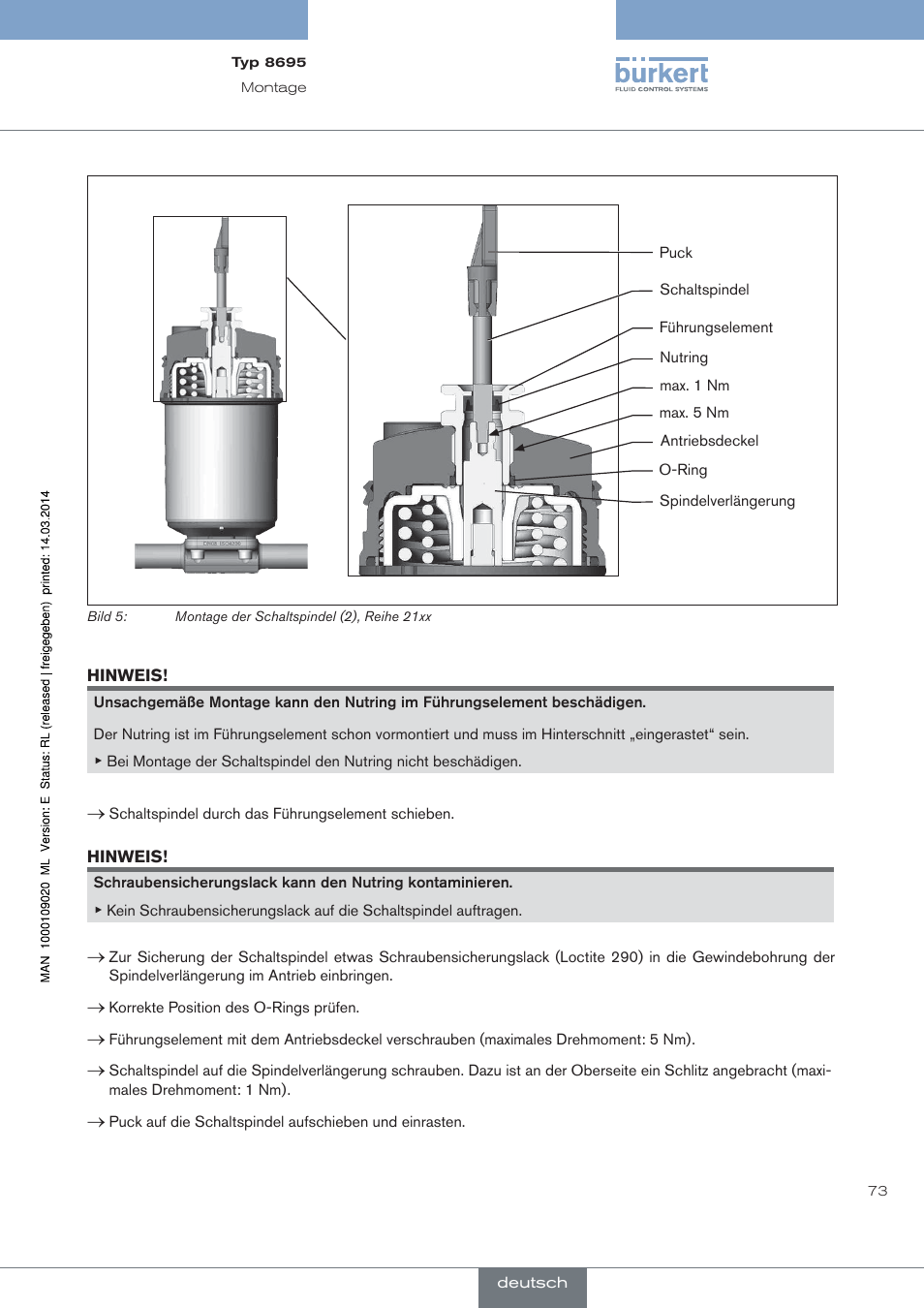 Burkert Type 8695 User Manual | Page 77 / 186