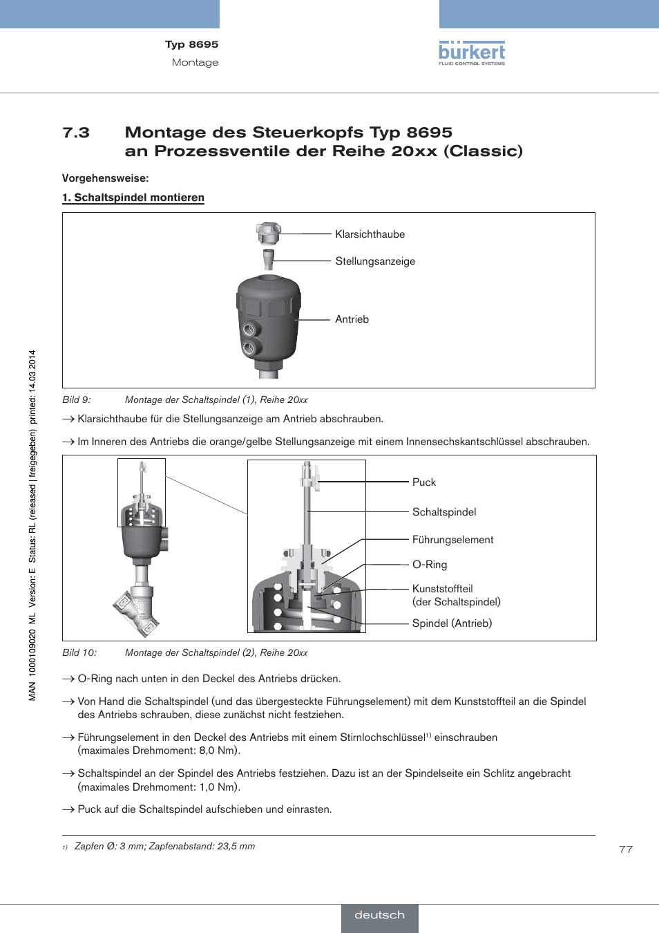 Burkert Type 8695 User Manual | Page 81 / 186