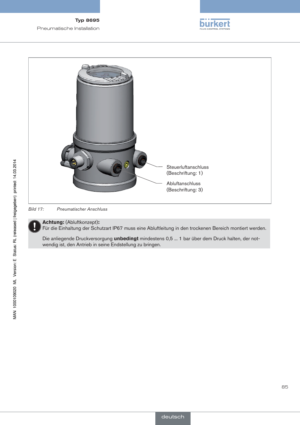 Burkert Type 8695 User Manual | Page 89 / 186