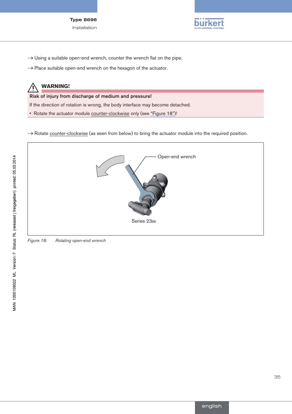 Burkert Type 8696 User Manual | Page 35 / 154