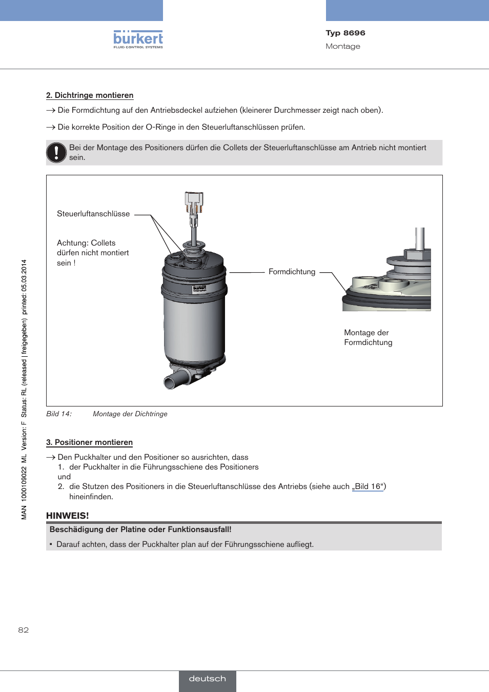 Burkert Type 8696 User Manual | Page 82 / 154
