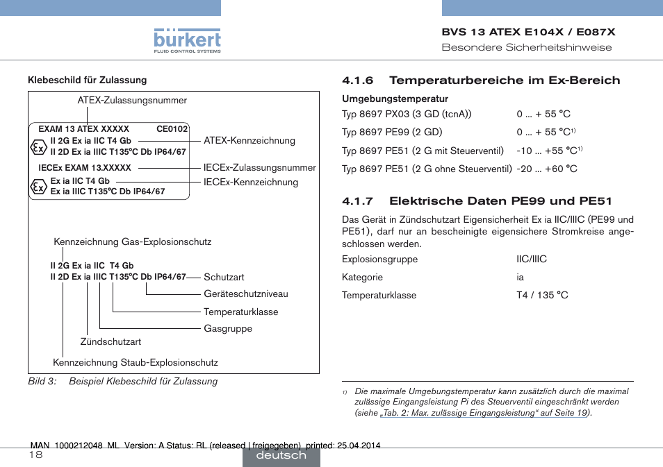 Burkert Type 8697 User Manual | Page 18 / 34