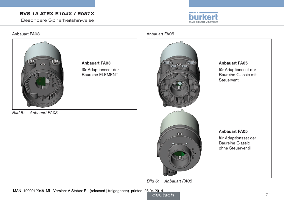 Burkert Type 8697 User Manual | Page 21 / 34