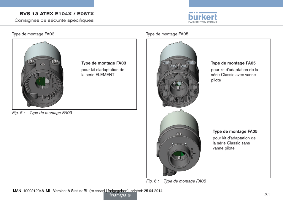 Burkert Type 8697 User Manual | Page 31 / 34