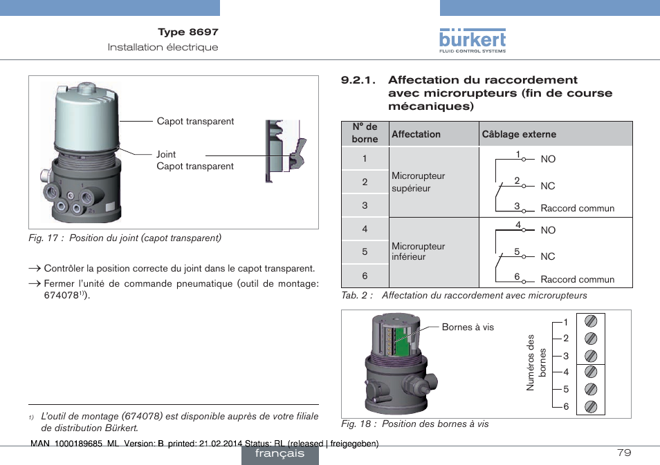 Burkert Type 8697 User Manual | Page 79 / 90