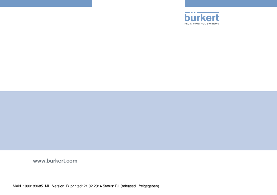 Burkert Type 8697 User Manual | Page 90 / 90