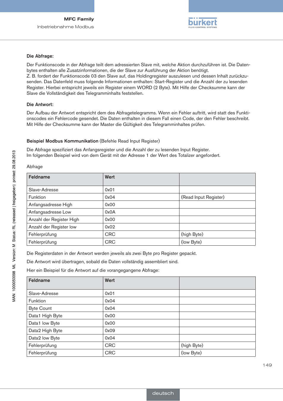 Burkert Type 8717 User Manual | Page 149 / 254