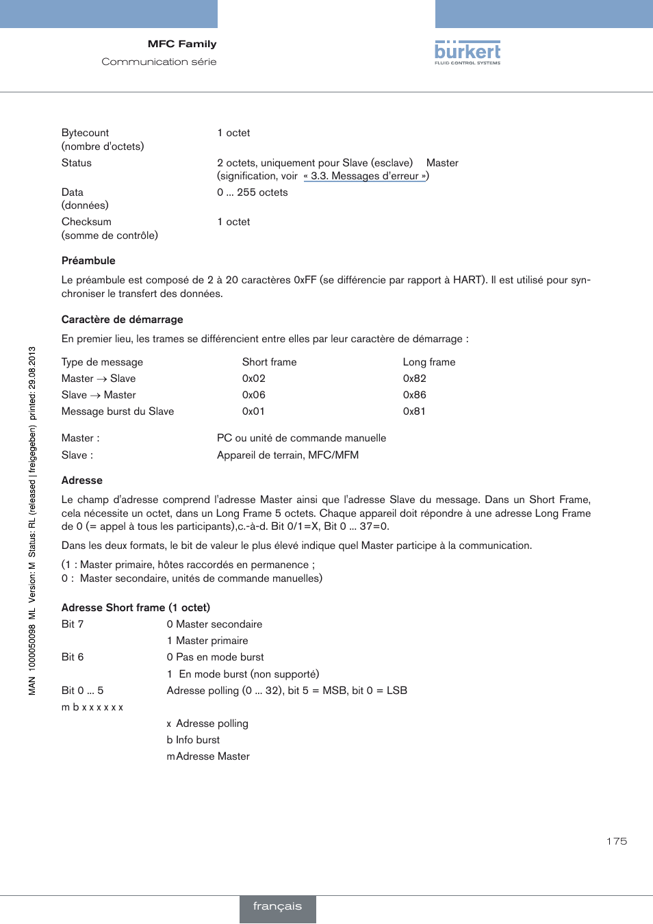 Burkert Type 8717 User Manual | Page 175 / 254