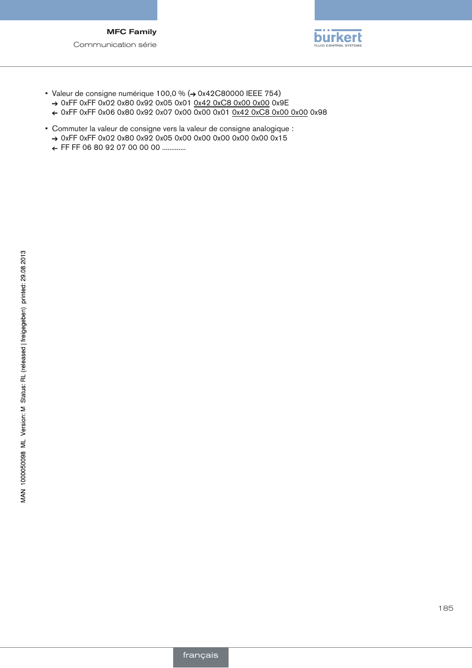 Burkert Type 8717 User Manual | Page 185 / 254