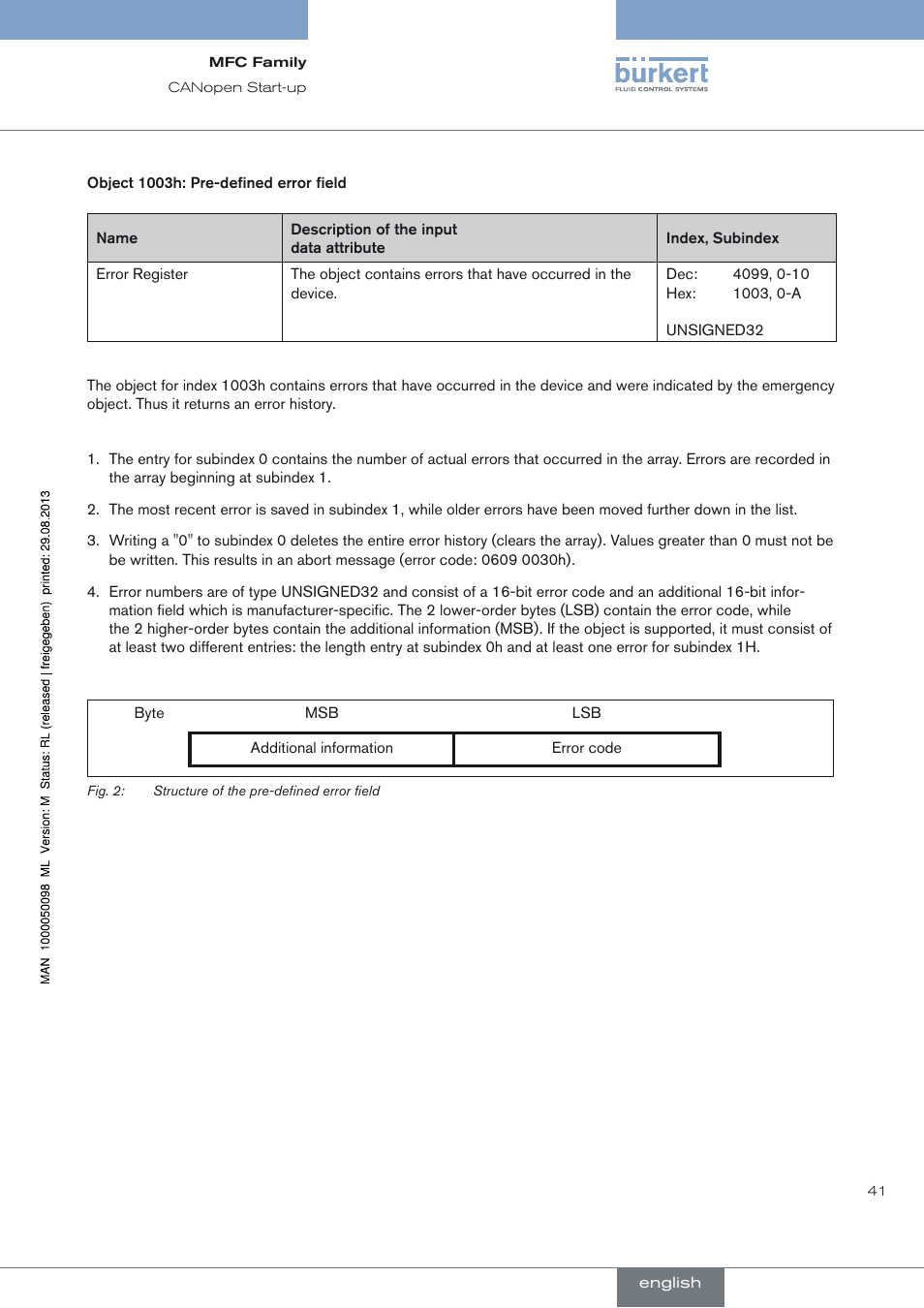 Burkert Type 8717 User Manual | Page 41 / 254